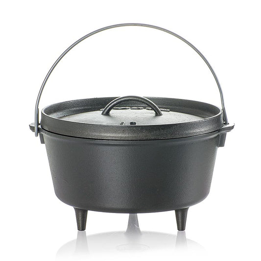 Accessori - Pentola " Lodge Camp Dutch Oven", 3 piedi, Ø 25 cm, incl. coperchio, 4,7 L, 1 pz.