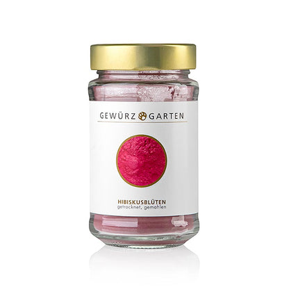 Gewürzgarten Hibiskusblüten, getrocknet, gemahlen, 90 g | Salz, Pfeffer, Gewürze, Aromen,Trockengemüse | thungourmet
