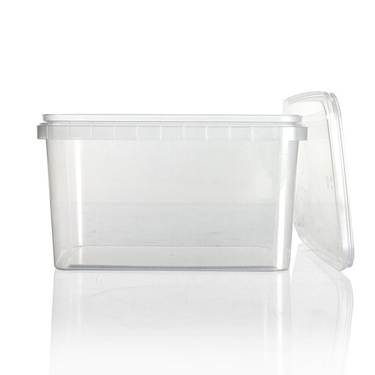 Kunststoffdose "RectAcup", rechteckig, mit Deckel, 191x128x106mm, 1800ml, 1 St