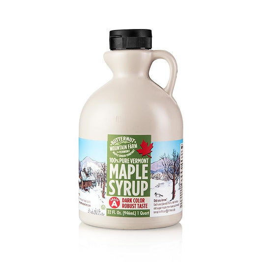 Sciroppo d'acero - Dark Robust, Vermont, 946 ml | Pasticceria, dessert, sciroppi | thungourmet