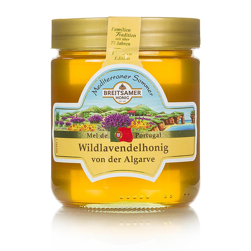 Miel  Breitsamer Miel  Été méditerranéen », lavande sauvage de l'Algarve, 500 g