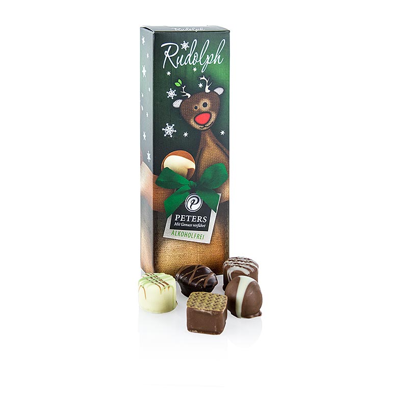 Weihnachts Pralinen - "Rudolph", alkoholfrei, Peters, 60 g, 5 St