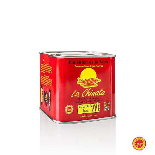 Paprikapulver - Pimenton de la Vera DOP/g.U., geräuchert, scharf, la Chinata, 160 g