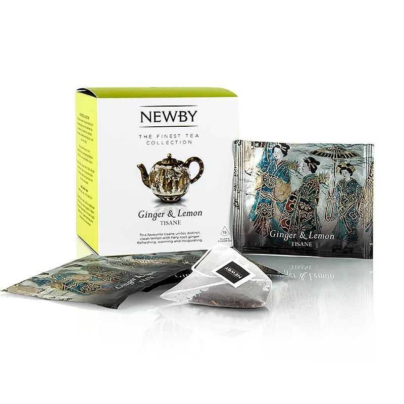 Newby Tea Ginger & Lemon, Infusion, tisane, 37,5 g, 15 pcs