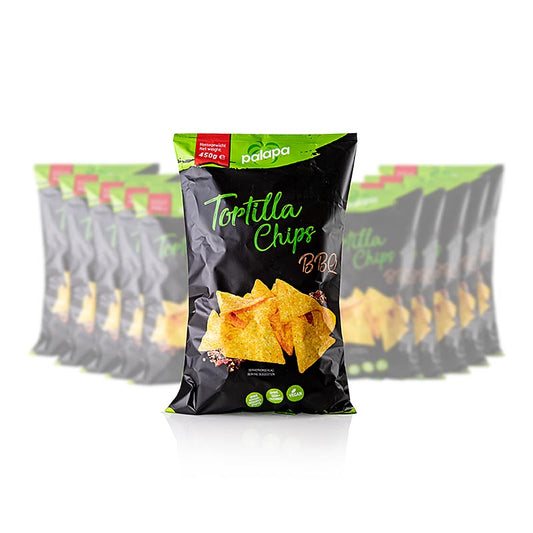 Tortilla chips salate - BBQ - Nacho chips, Sierra Madre, 5,4 kg, 12 x 450g