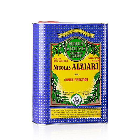 Huile d'olive , fruitée douce, Alziari, 2 l