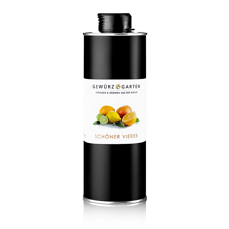 Orto aromatico "Schöner Vierer" - Arancia/Lime/Olio di citronella in Olio d'oliva, 500 ml
