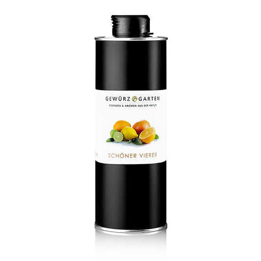 Orto aromatico "Schöner Vierer" - Arancia/Lime/Olio di citronella in Olio d'oliva, 500 ml