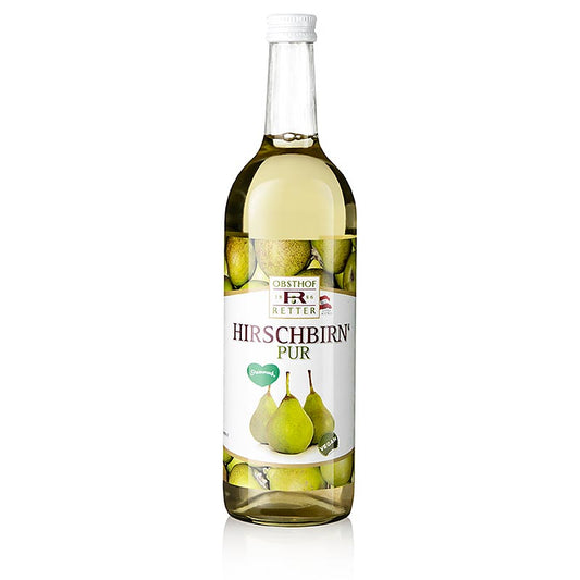 Hirschbirnensaft, 100% Direktsaft, Obsthof Retter, 750 ml