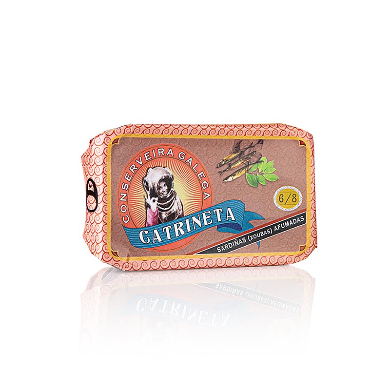 Sardines entières, fumées, Catrineta, 81 g