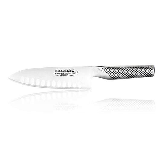 Global G-64 / G-84 Couteau Santoku avec goulotte, 16cm, 1 pc