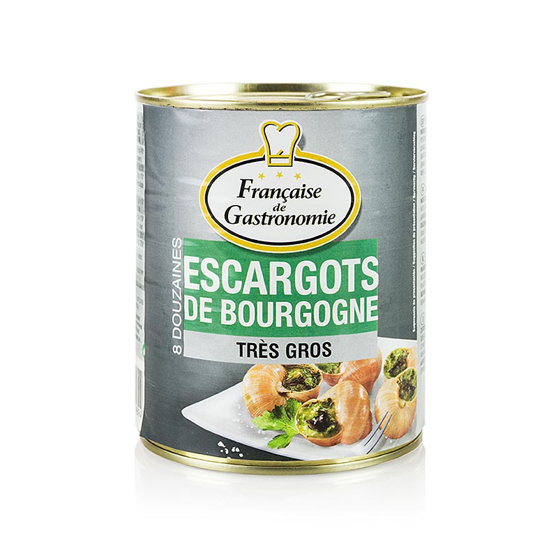 Lumache di vigna, molto grandi, 8 dozzine, Francaise de Gastronomie, 800 g
