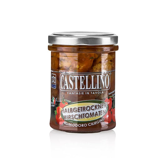 Viveri - Eingelegte halbgetrocknete Kirschtomaten, in Sonnenblumenöl, 180 g