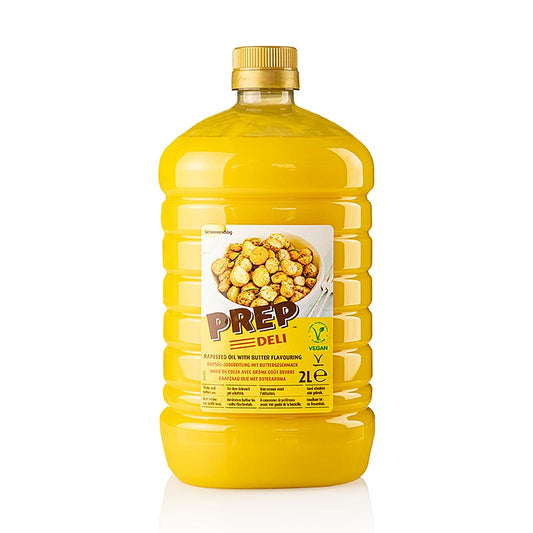 Prep Deli, olio vegetale al burro, 2 l