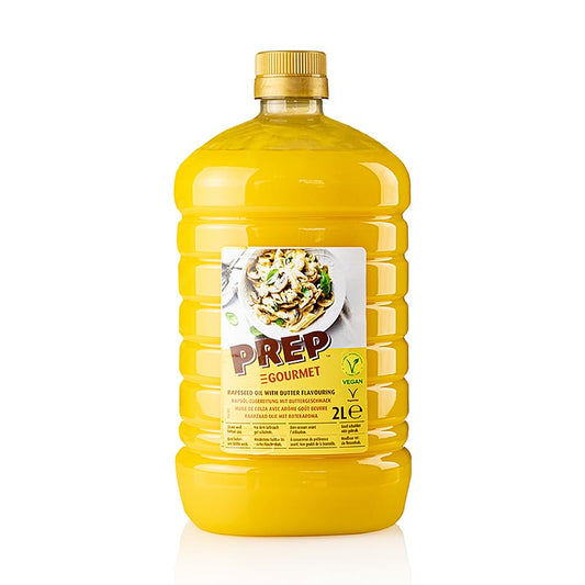 Prep Gourmet, olio vegetale al burro, 2 l