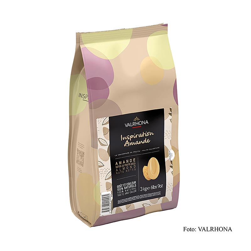 Valrhona Inspiration Amande - bianco, specialità alle mandorle con burro di cacao, 3 kg