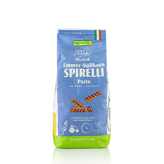 Rapunzel, pasta di farro - spirelli, integrale, biologica, 500 g