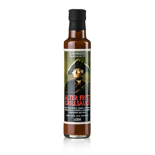 Kornmayer - Salsa barbecue Alter Fritz, con birra, 250 ml
