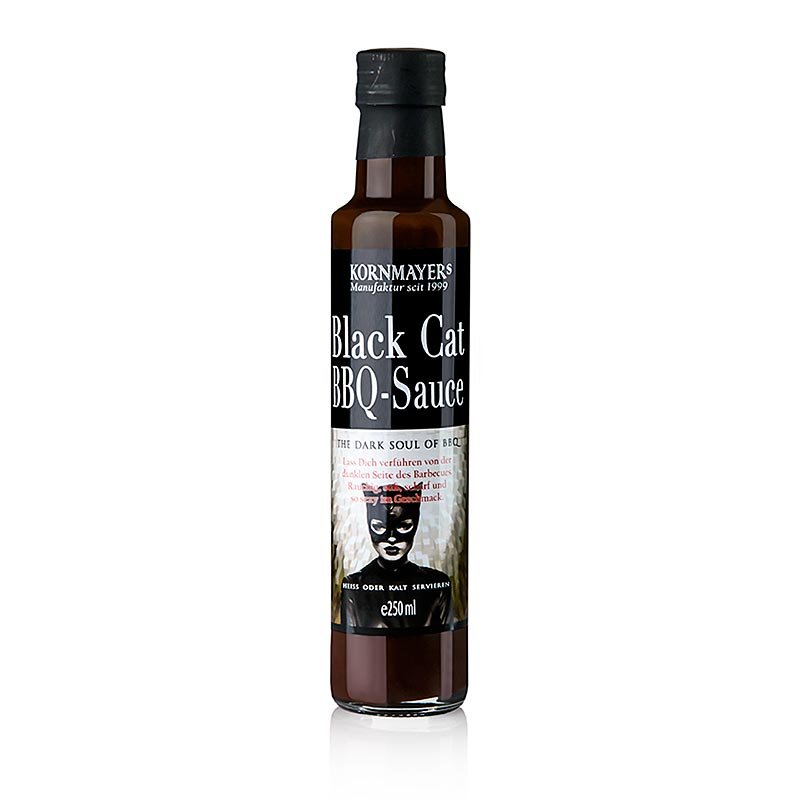 Kornmayer - Black Cat BBQ - Salsa barbecue, 250 ml  Salse, zuppe, fondi | thungourmet