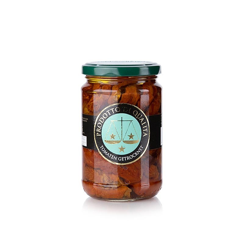 Pomodori secchi sott'olio di girasole, La Bilancia, 280 g | Prodotti sott'olio, conserve, antipasti | thungourmet