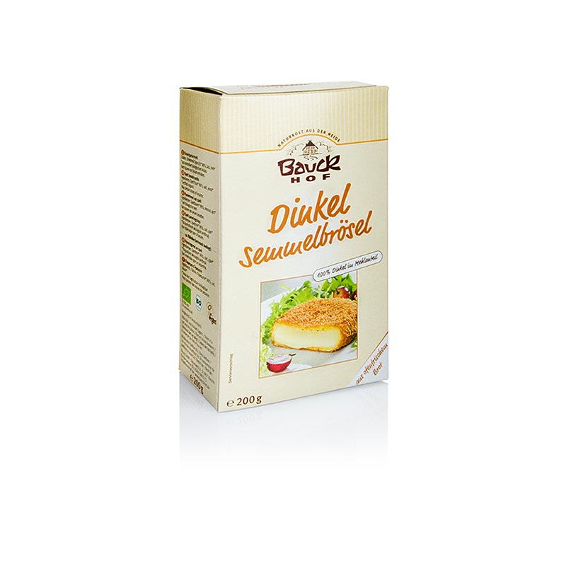 Chapelure d'épeautre, Bauckhof, BIO, 200 g