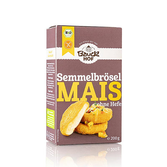 Chapelure de maïs, Bauckhof, BIO, 200 g