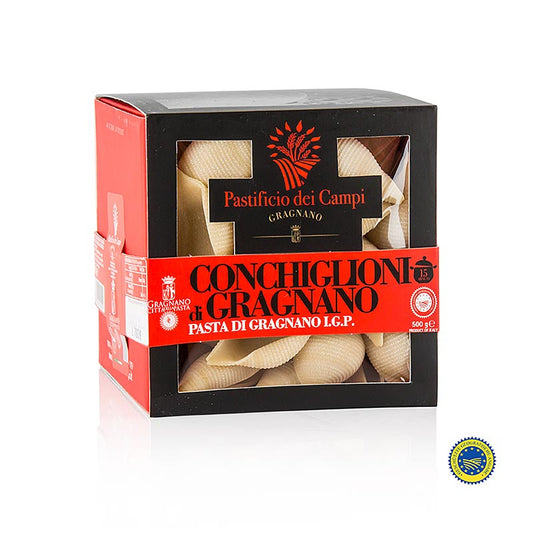 Pastificio dei Campi - No.57 Conchiglioni, große Muschel, Pasta di Gragnano, IGP/g.U., 500 g