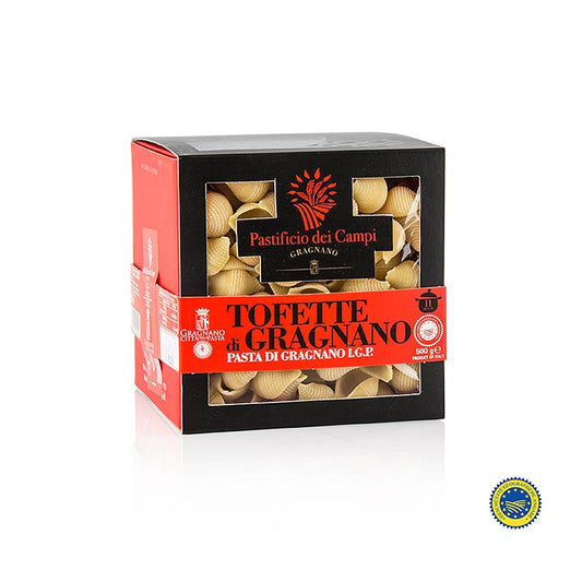 Pastificio dei Campi - N.25 Tofette, cozze piccole, Pasta di Gragnano, IGP/PDO, 500 g