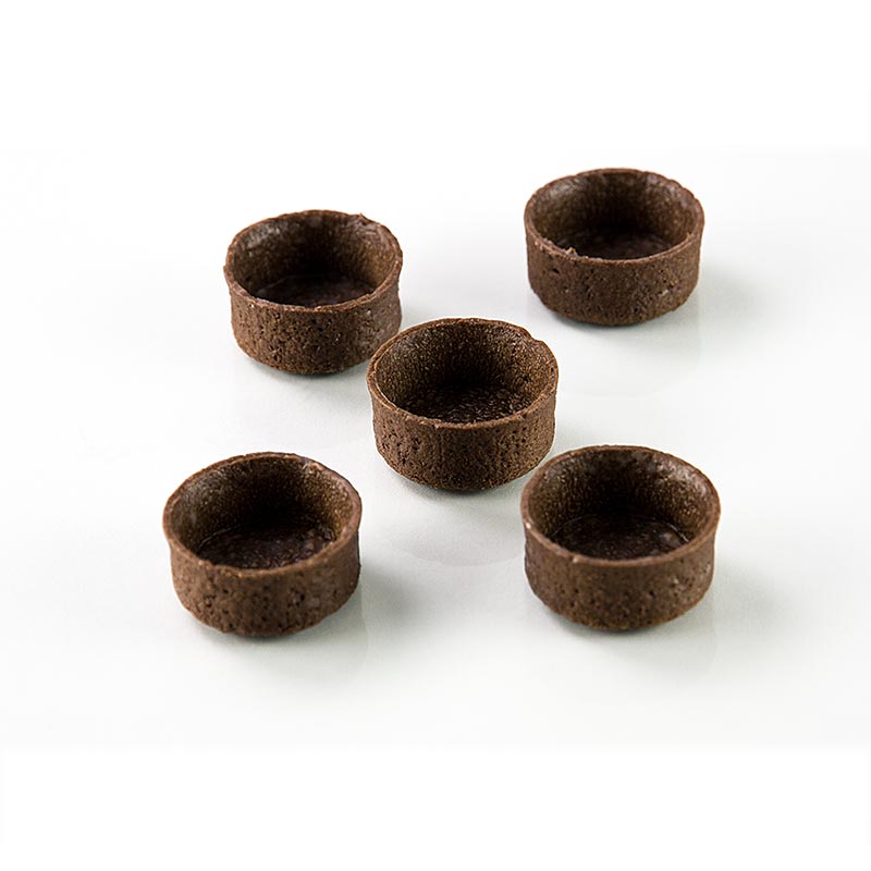 HUG - Mini Dessert-Tartelettes - Filigrano, rund, ø 3,8cm, H 1,8cm, Schokomürbeteig, 200 St