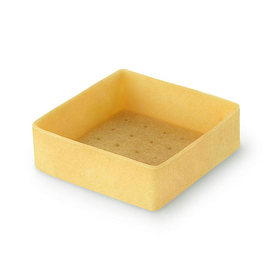 HUG - Tartelettes de dessert - Filigrano, carrées, 5,3 cm, H 1,8 cm, pâte brisée, 2,016 kg, 1