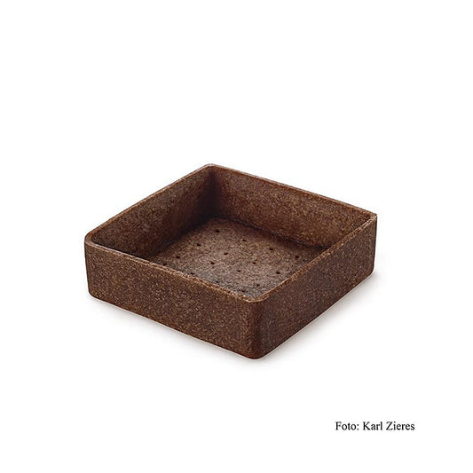 Dessert-Tartelettes - Filigrano, Quadrat, 5,3cm, H 1,8cm,Schokomürbeteig, 2,016 kg, 144 St