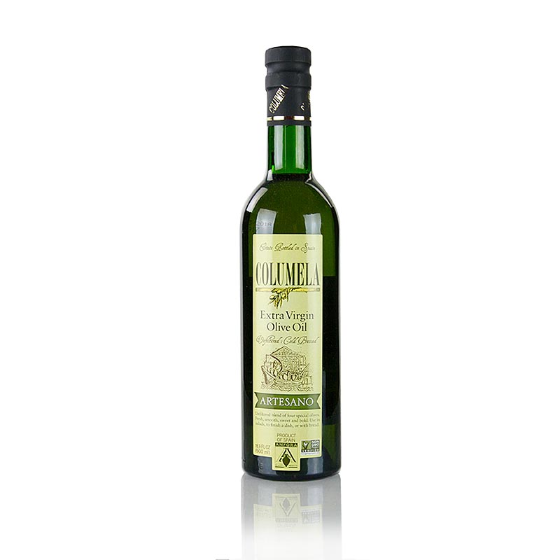 Huile d'olive vierge, Columela Cuvée Artesano, non filtrée, 500 ml