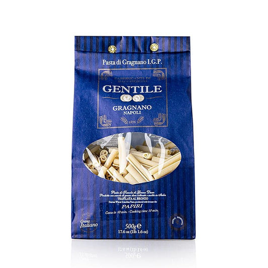Pastificio Gentile Gragnano IGP - Papiri, bronzegezogen, 500 g | Nudeln, Nudel - Produkte, frisch/getrocknet | thungourmet