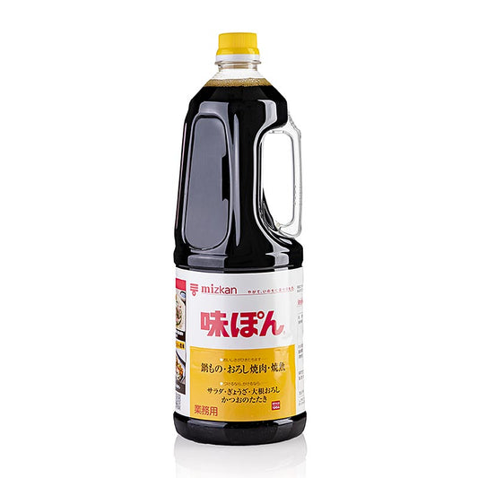 Ponzu Ajipon, avec jus d'agrumes et vinaigre, Mizkan, Japon, 1,8 l