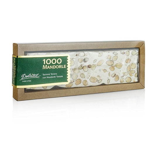Torrone italiano - 1000, mandorla, barretta morbida, 180 g