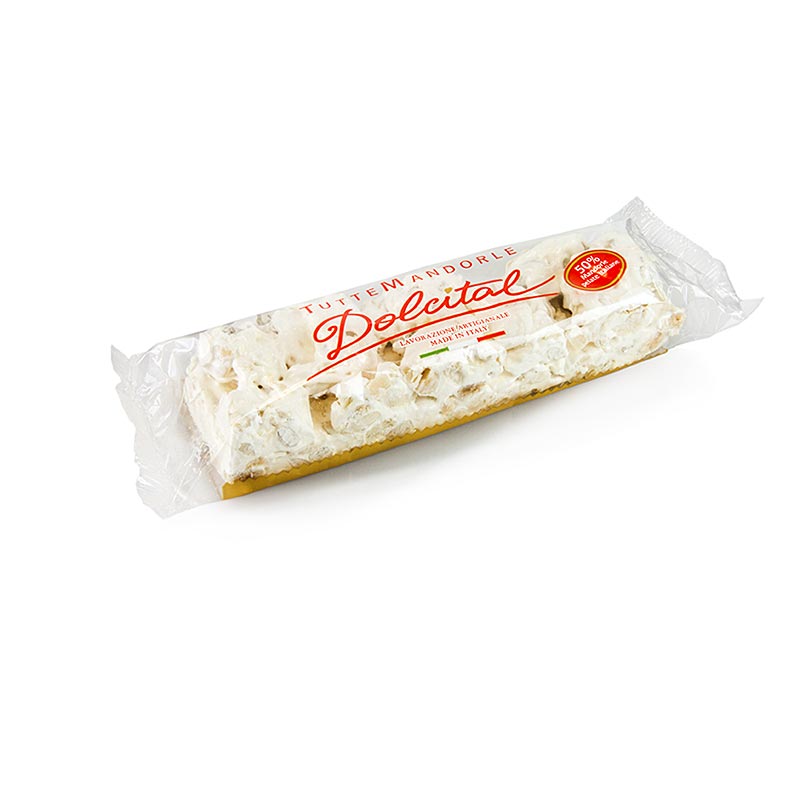 Italienische Torrone - Mandel, fester Riegel, 200 g