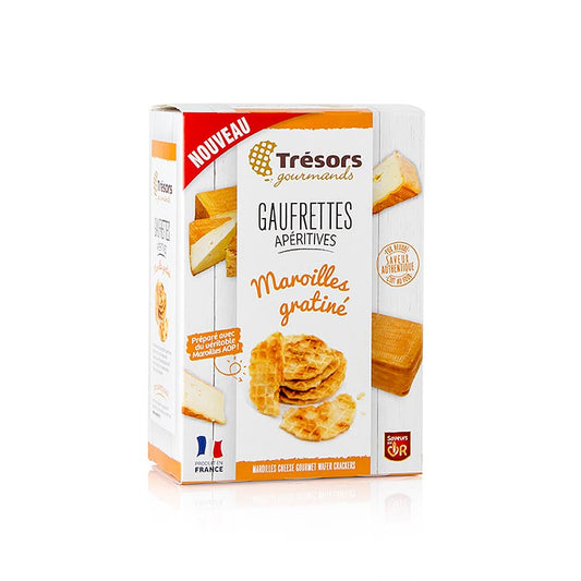 Barsnack Trésors - Gaufrettes, franç. Mini cialde con formaggio Maroilles, 60 g
