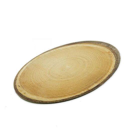 Disco albero decorativo in cartone -S-, ovale, 200x150 mm, 1 pz.