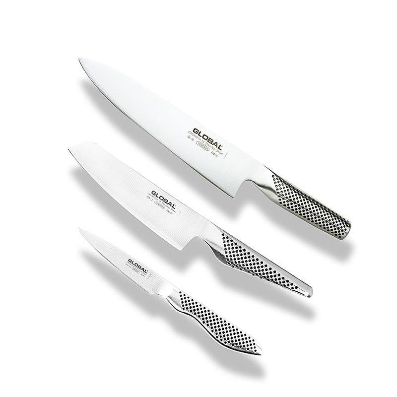 Set de couteaux G-2538, (G-2, GS-5, GS-38) GLOBAL, 3 pcs.