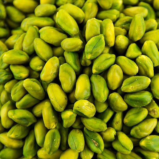Pistaches décortiquées, vert clair, calibre B+, 1 kg