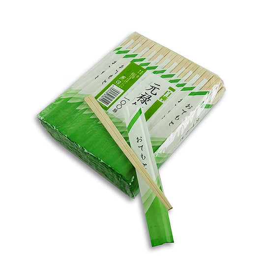 Bacchette per sushi, monouso, in legno, lunghezza 20 cm, 100 pz.
