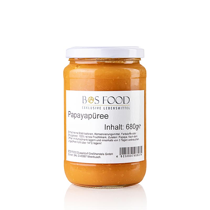 Purée/marque de fabrique - Papaye, finement passée, 680 g