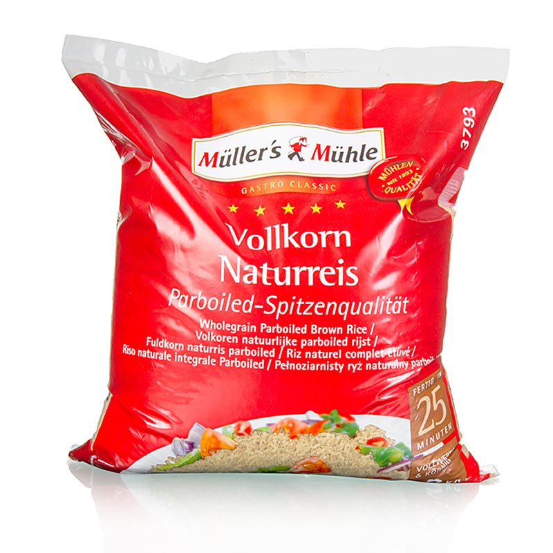 Riso integrale naturale, Müllers Mühle, 5 kg