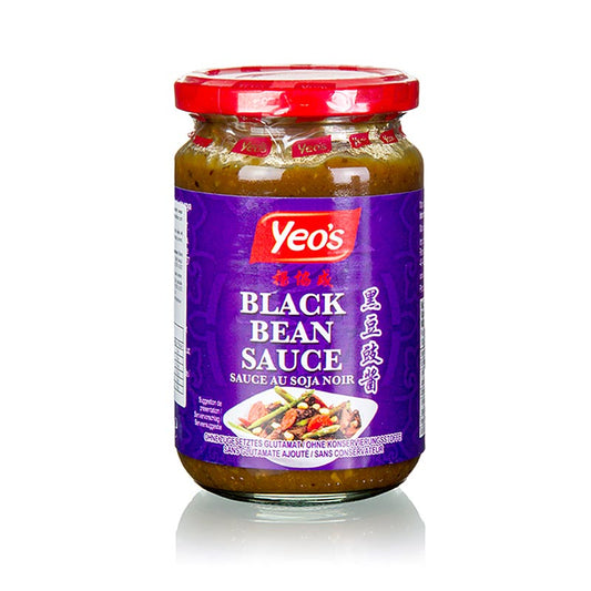 Salsa di fagioli neri, con aglio, Yeos, 270 g