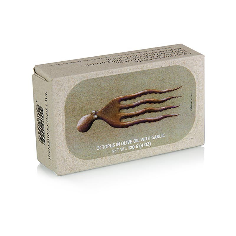Polpo in Olio d'oliva aglio, Jose Gourmet, 120 g