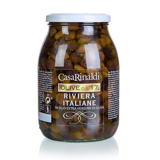 Olive nere snocciolate, Olio d'oliva, Casa Rinaldi, 900 g