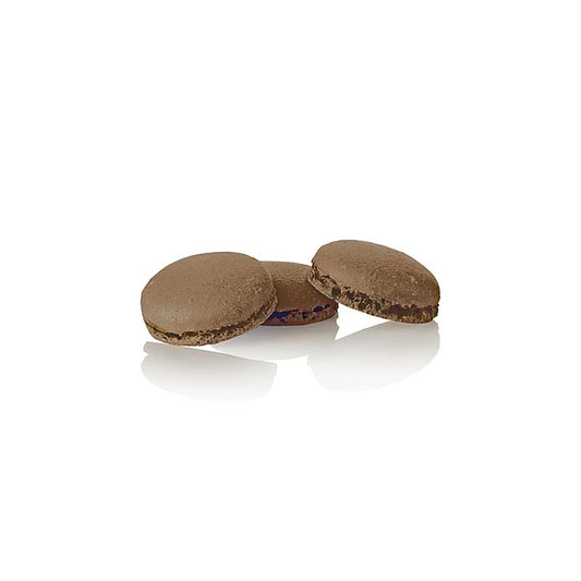 Macarons al cioccolato (meringa alle mandorle) Ø 3,5 cm circa (70234), 1,34 kg, 384 pezzi.
