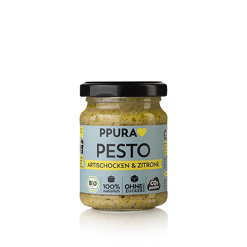 Giardino delle spezie - Ppura Pesto carciofi, prezzemolo e limone, BIO, 120 g
