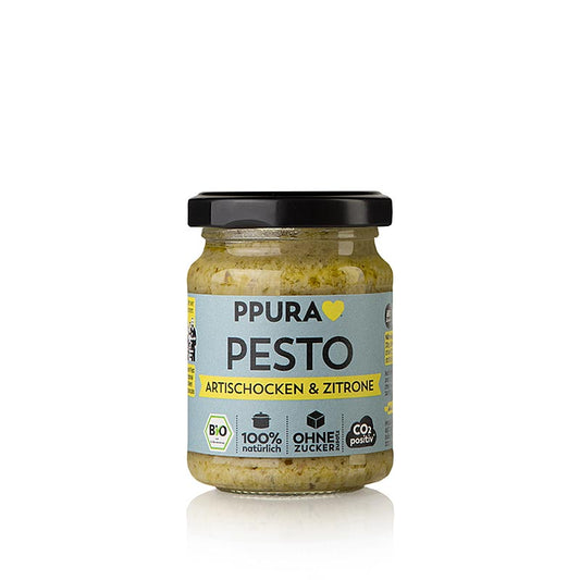 Gewürzgarten - Ppura Pesto von Artischocke, Petersilie und Zitrone, BIO, 120 g