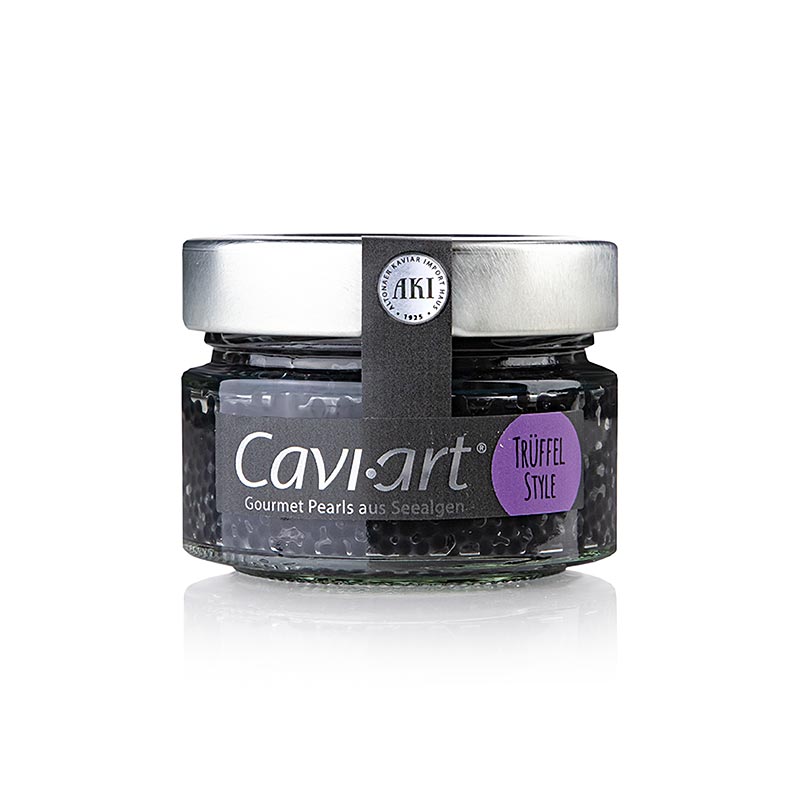 AKI - Cavi-Art® Caviale di alghe, gusto tartufo, vegano, 100 g